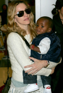 Madonna et son fils David